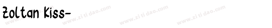 Zoltan Kiss字体转换